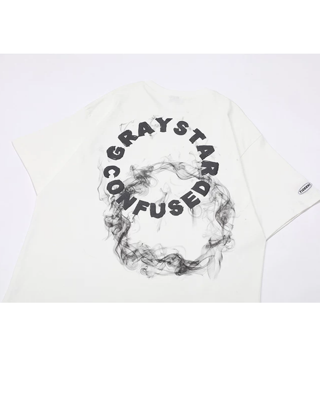 スモークサークルデザインTシャツ　FM0103