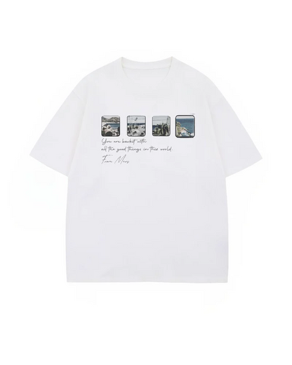 スクエアフォトTシャツ　FM0104