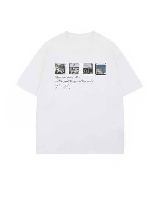 スクエアフォトTシャツ　FM0104