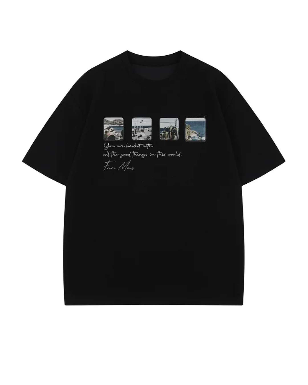 スクエアフォトTシャツ　FM0104