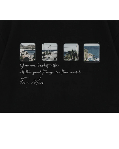 スクエアフォトTシャツ　FM0104