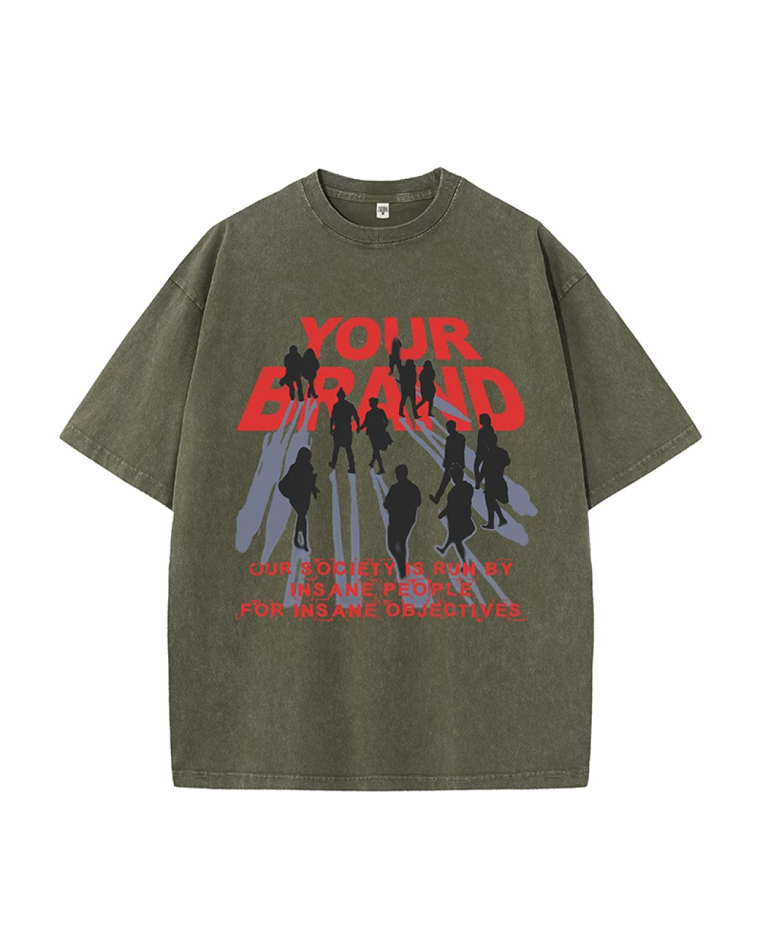フィギュアレタリングデザインTシャツ　FM0106