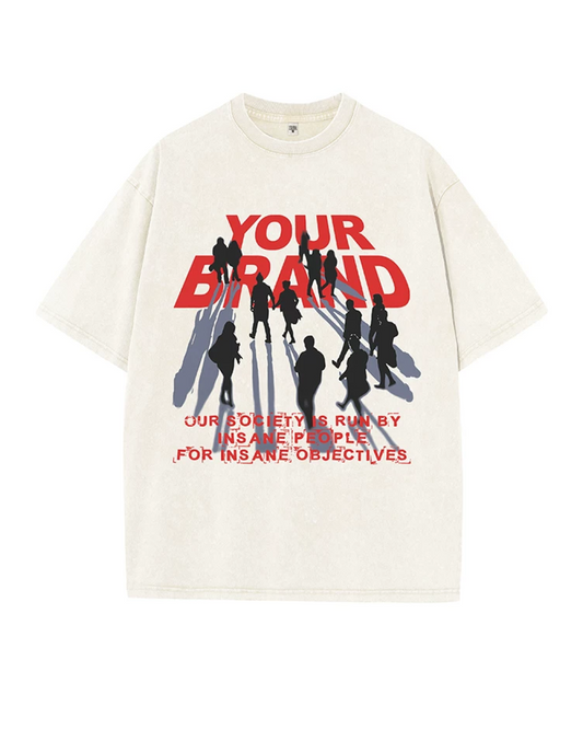 フィギュアレタリングデザインTシャツ　FM0106