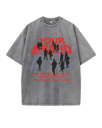 フィギュアレタリングデザインTシャツ　FM0106