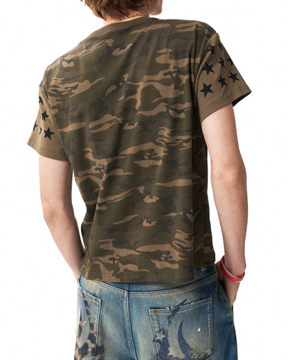 Camo Swag Is My Lifestyle 短丈Tシャツ FM0112