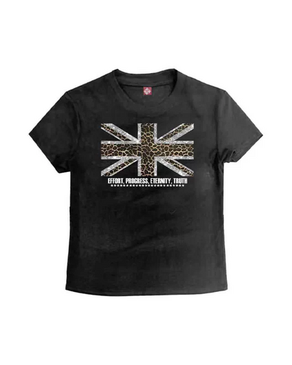 アニマルナショナルフラッグ短丈Tシャツ FM0113