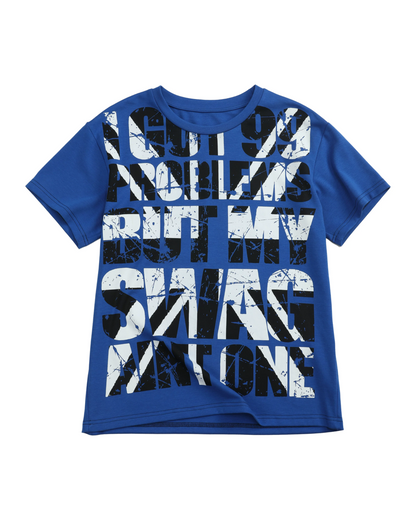 ナショナルフラッグレタリング短丈Tシャツ FM0117