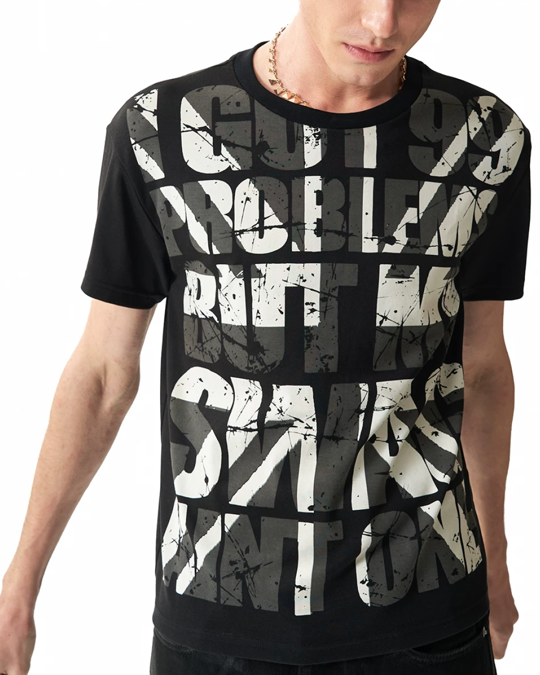 ナショナルフラッグレタリング短丈Tシャツ FM0117