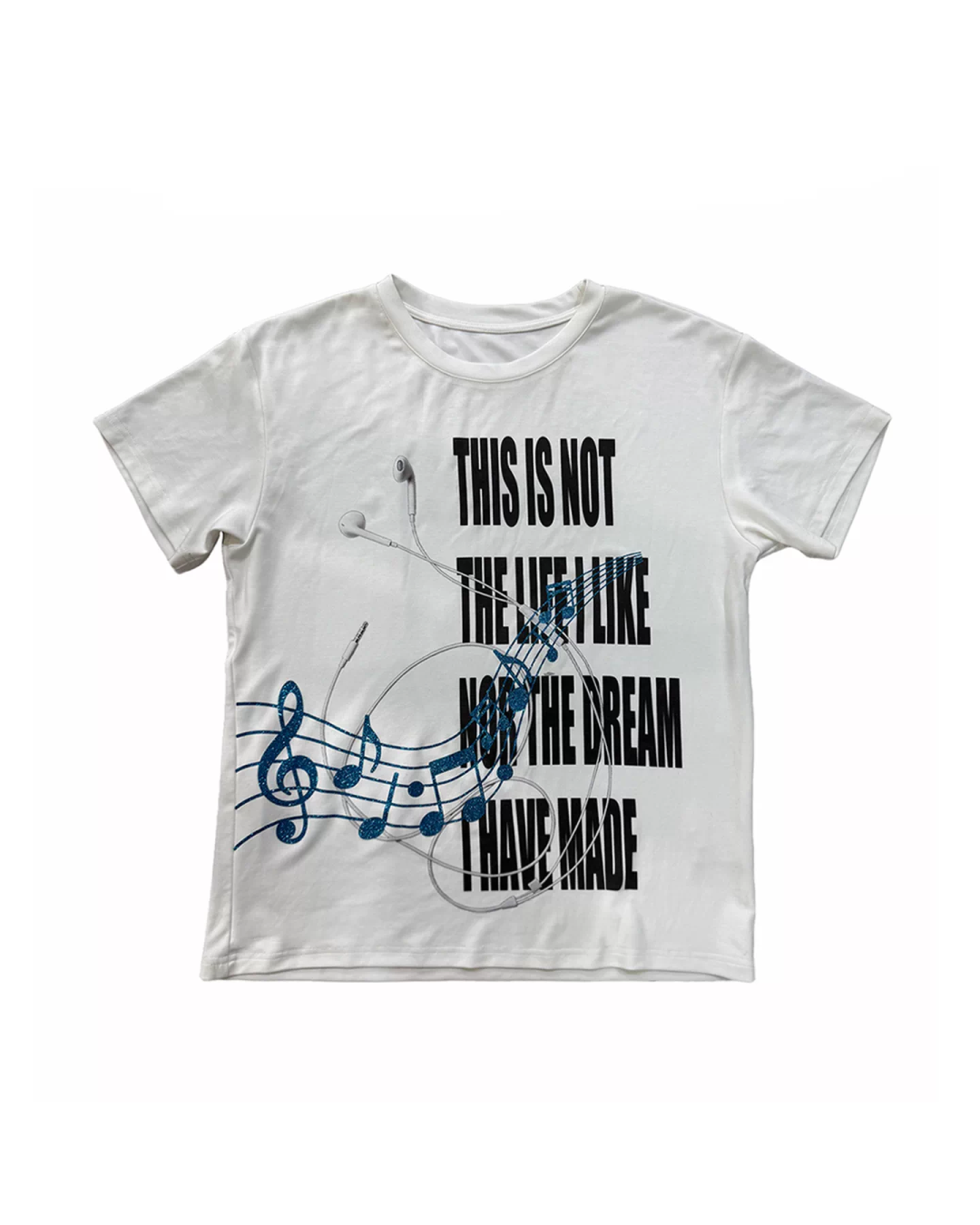 ミュージックデザイン短丈Tシャツ FM0118