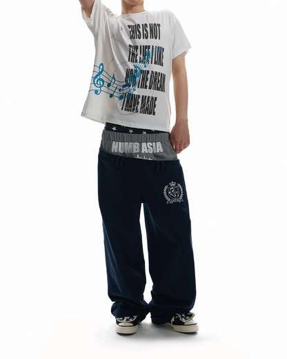 ミュージックデザイン短丈Tシャツ FM0118