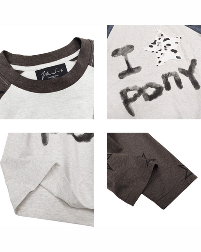 I☆PONY短丈Tシャツ FM0124