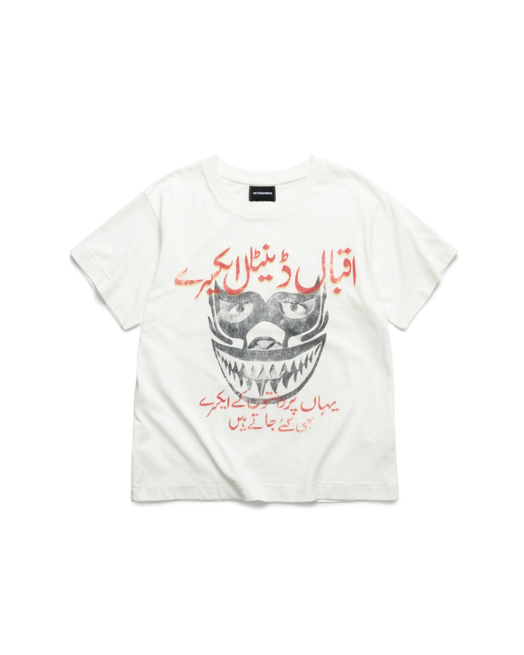フェイスデザイン短丈Tシャツ FM0131