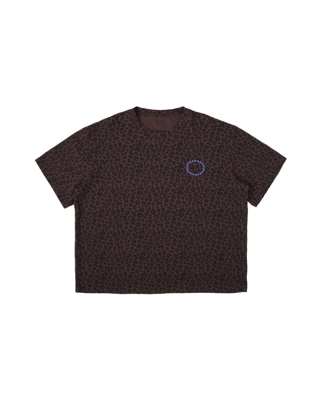 短丈パターンデザインTシャツ FM0137