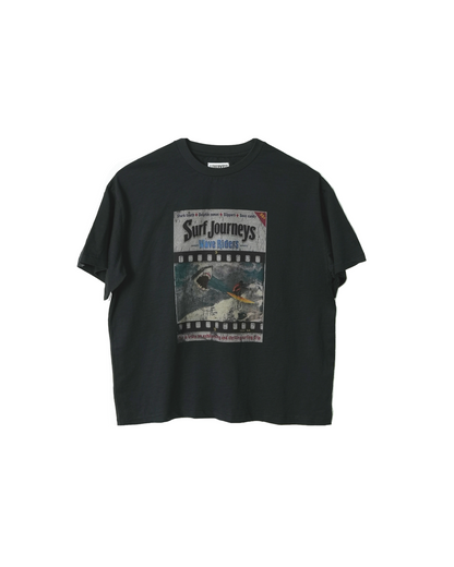 短丈サーフジャーニーTシャツ FM0139