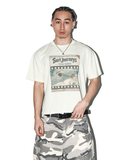 短丈サーフジャーニーTシャツ FM0139