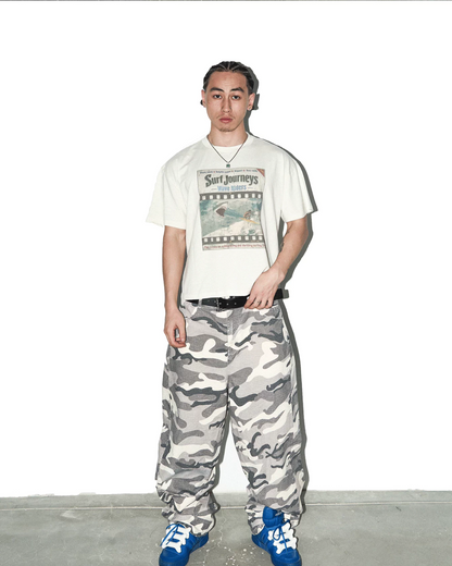 短丈サーフジャーニーTシャツ FM0139