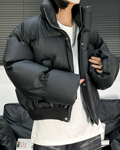 短丈ハイネックパデッドジャケット FM0248