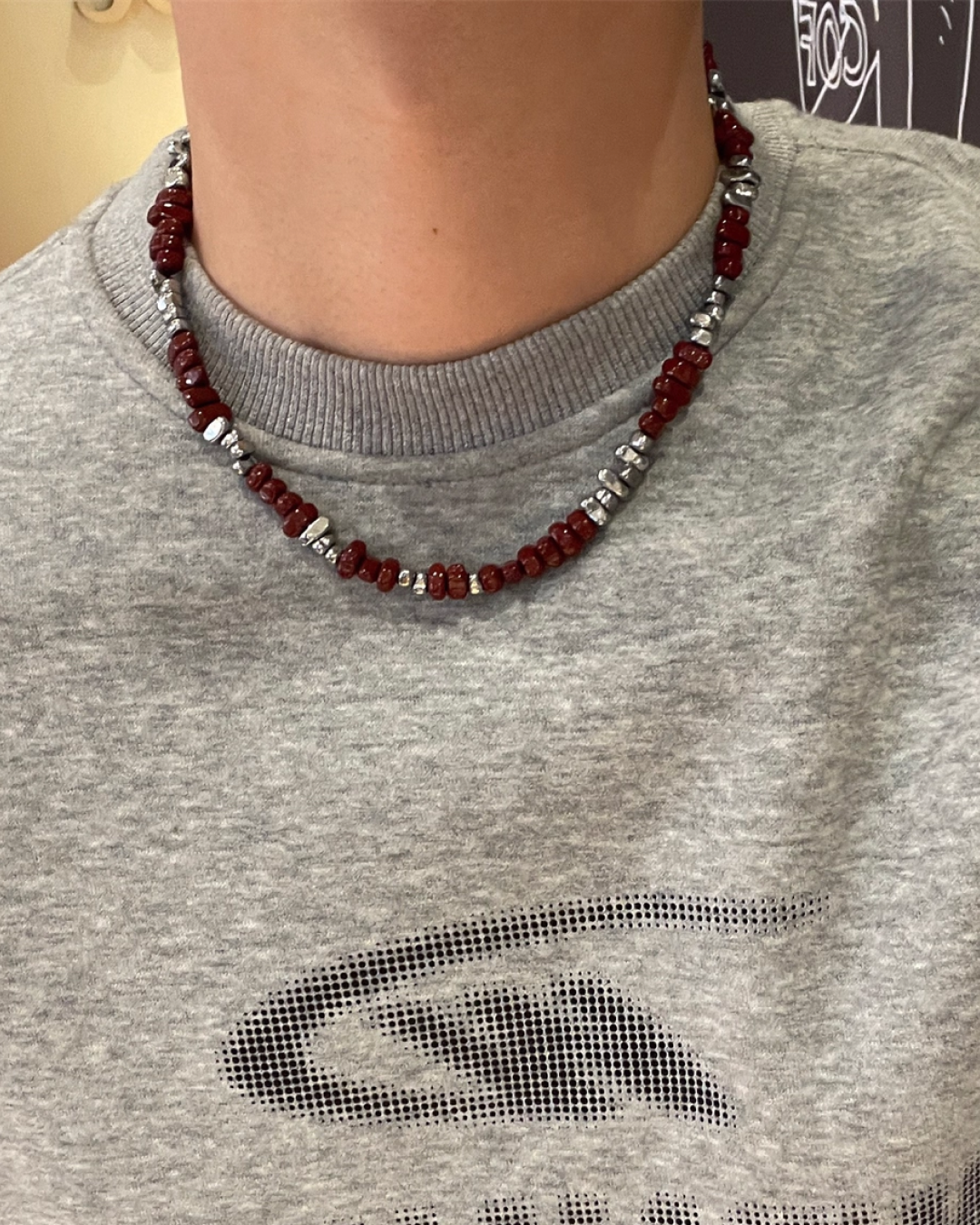 ラフレッドネックレス　L0088