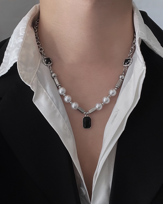 チェーンマルチデザインネックレス　L0100