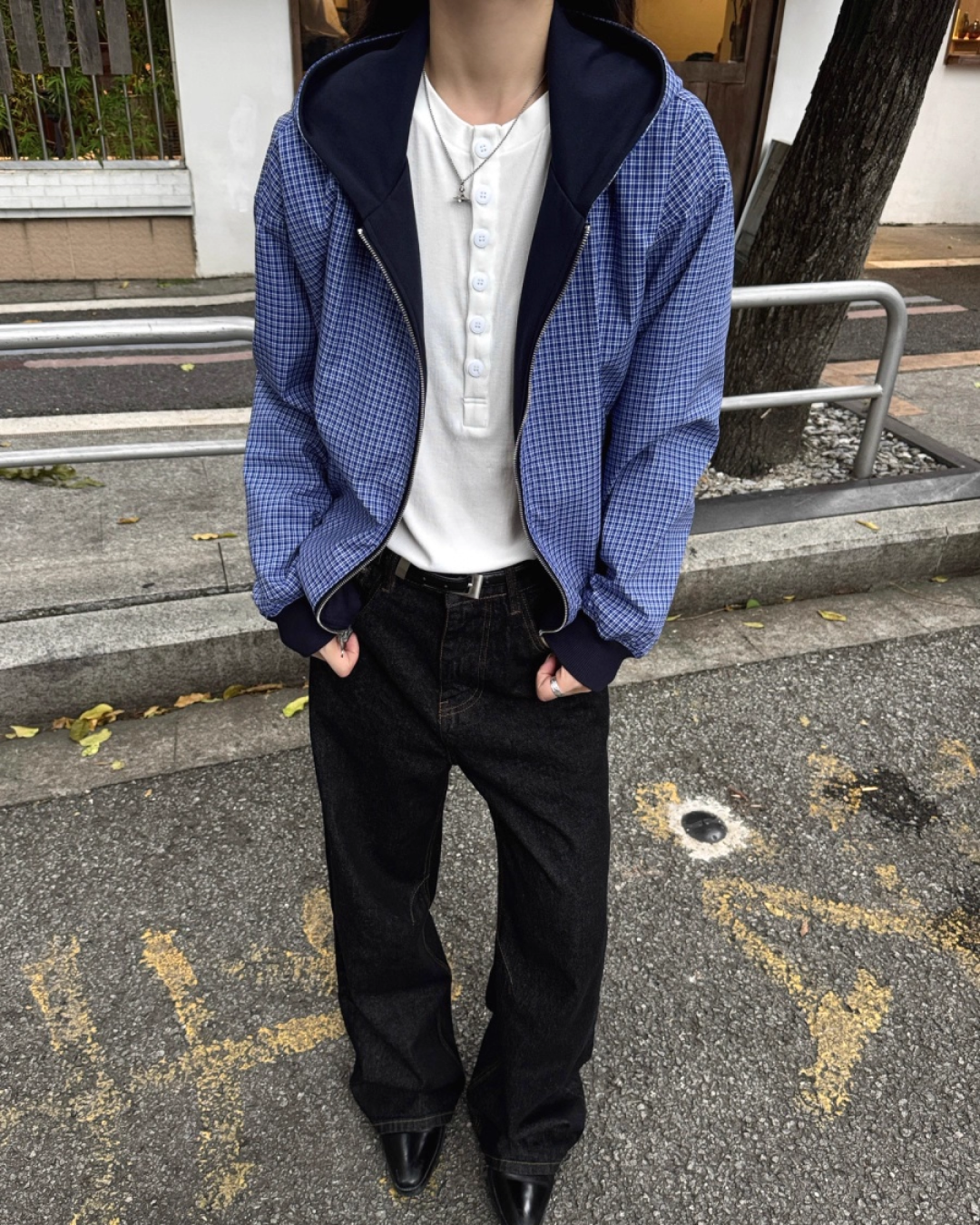 リバーシブルジップパーカー　RT0008