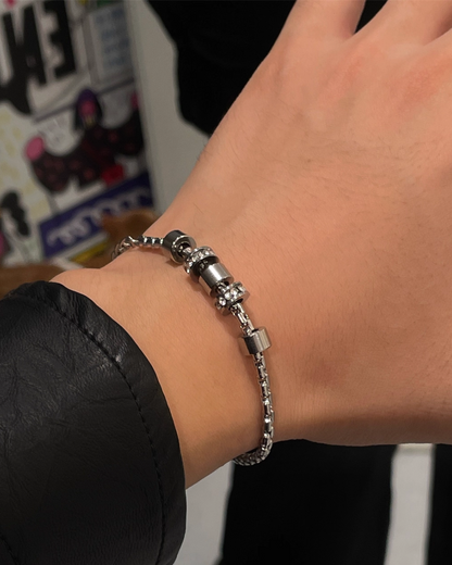 シルバーリングブレスレット　L00141