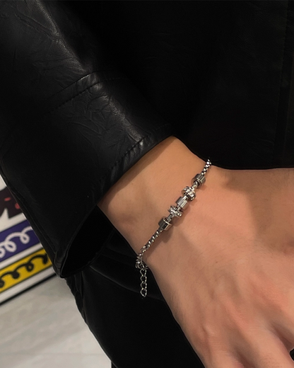 シルバーリングブレスレット　L00141