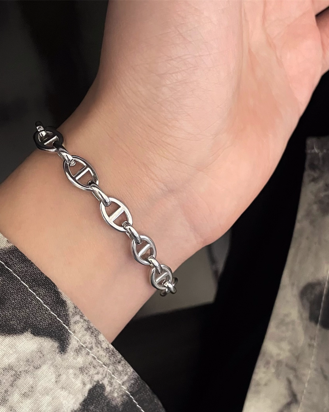 シルバーコネクトブレスレット　L00142