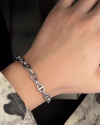 シルバーコネクトブレスレット　L00142