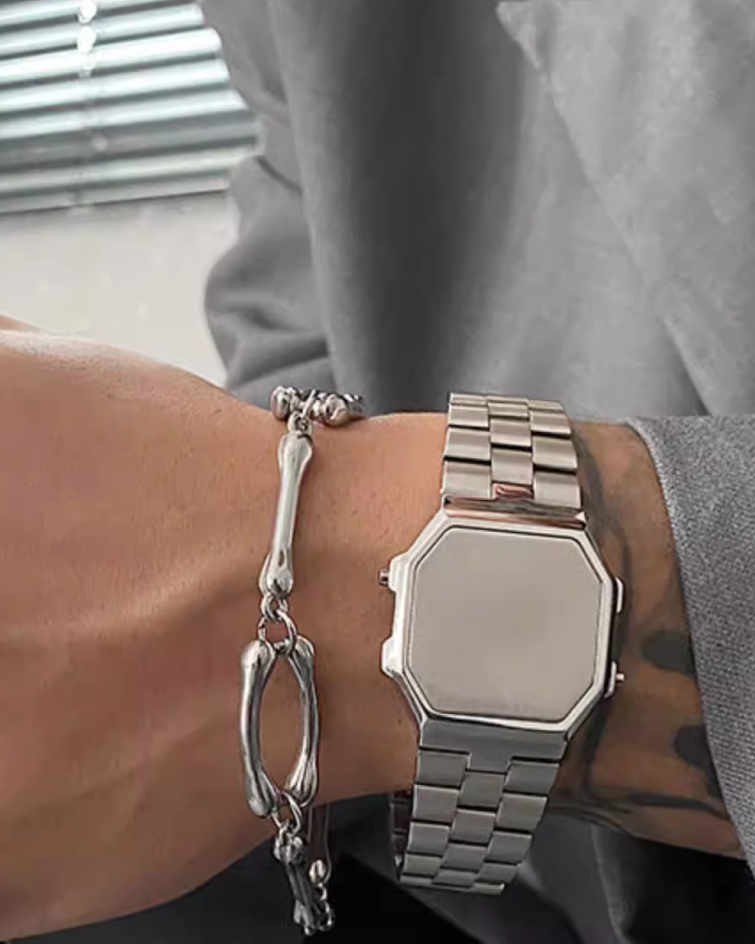 ボーンデザインブレスレット　L0158
