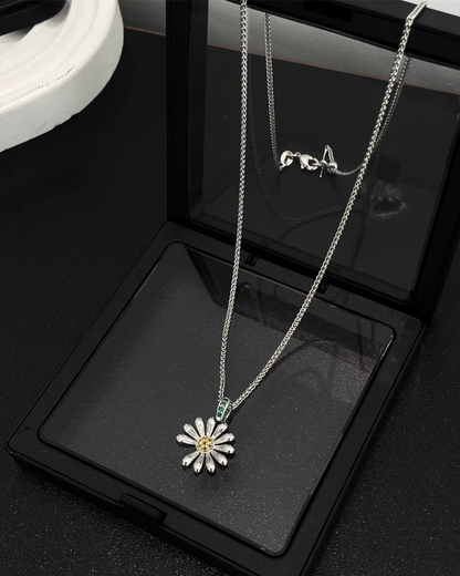 フラワーモチーフネックレス　L0188