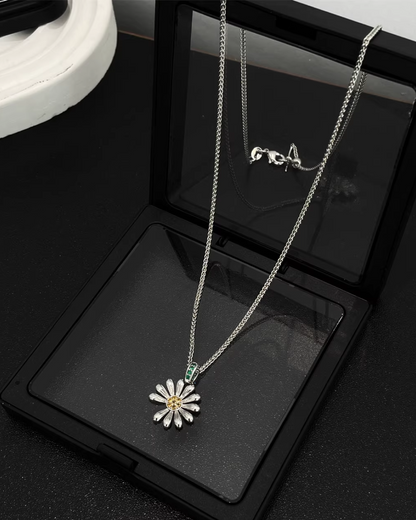 フラワーモチーフネックレス　L0188