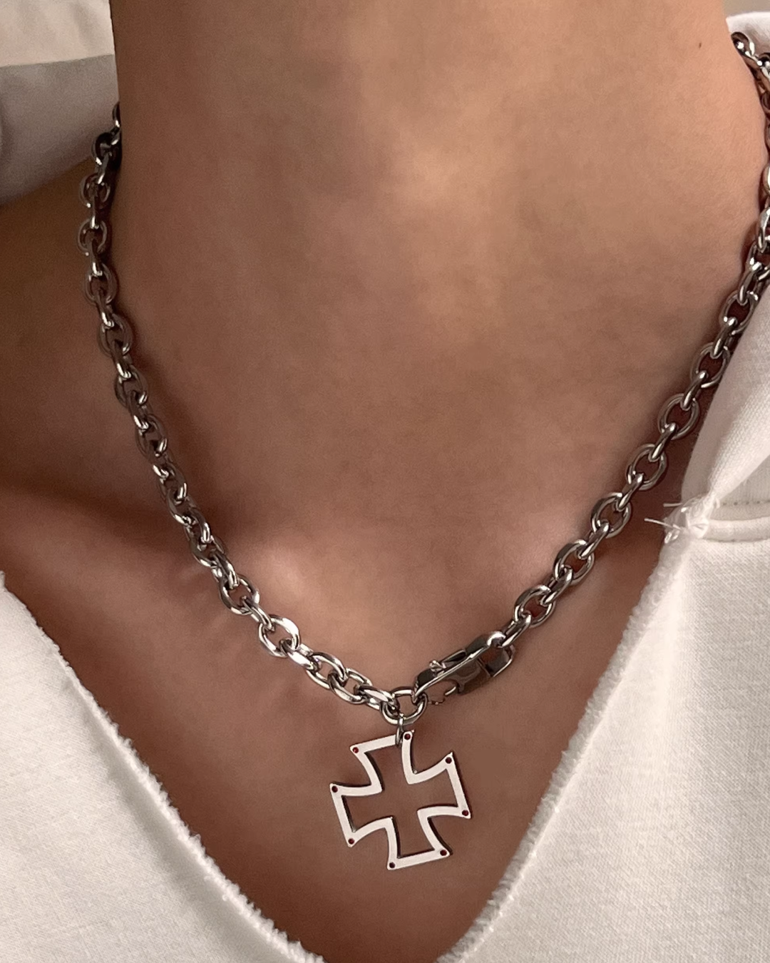 クロスフレームネックレス　L0201