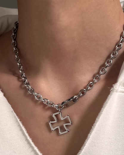 クロスフレームネックレス　L0201