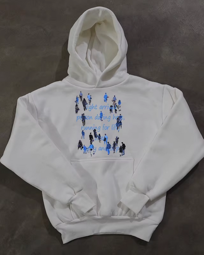 ヒューマンレタリングフーディー　L0216