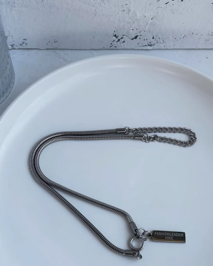 タグチャームシルバーネックレス　L0270
