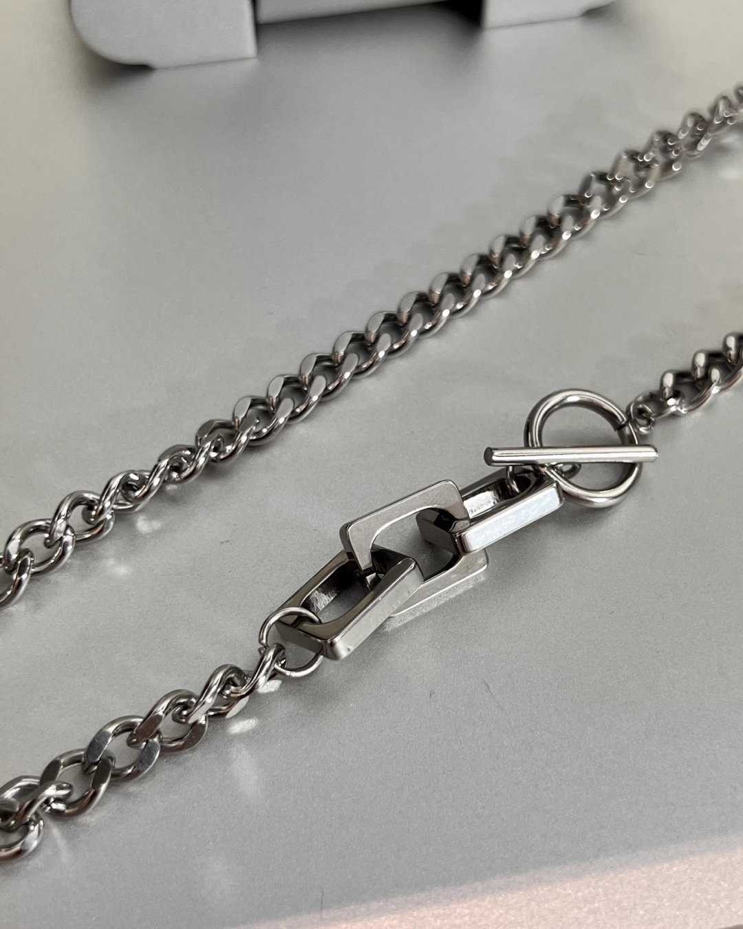 シルバーコネクトネックレス　L0275