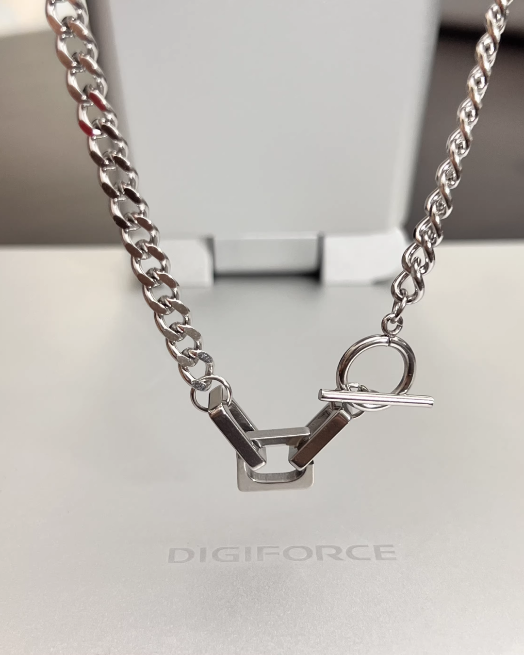 シルバーコネクトネックレス　L0275
