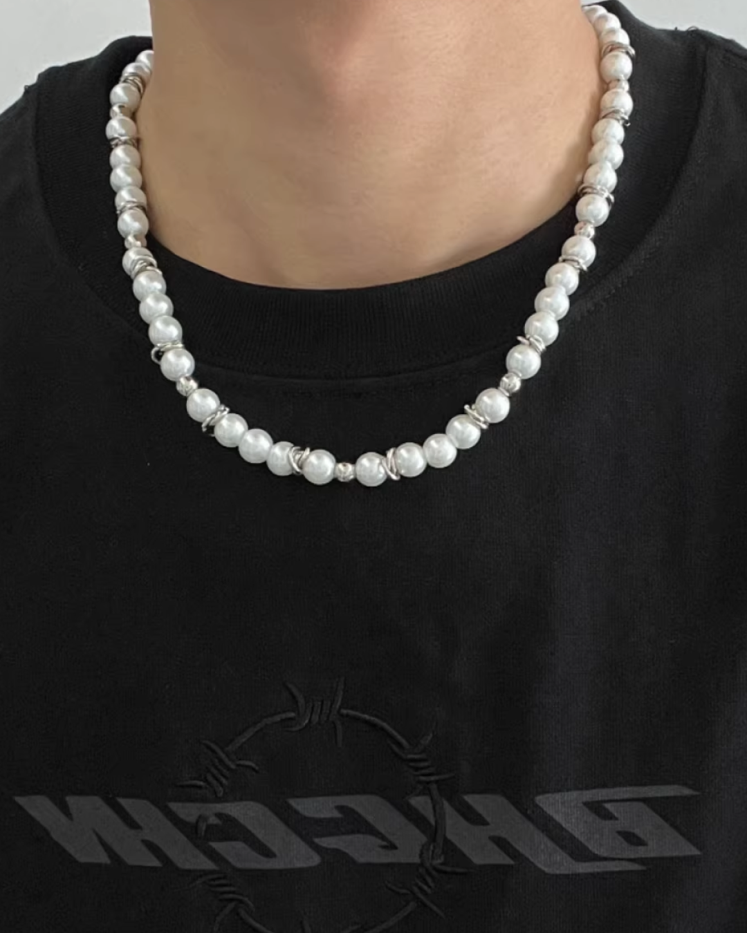 パールデザインネックレス　L0288