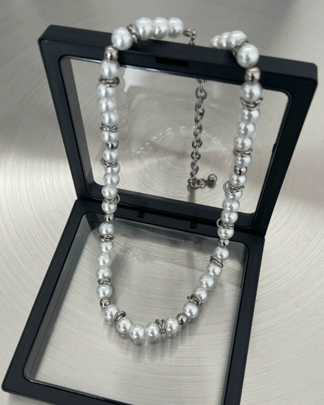 パールデザインネックレス　L0288