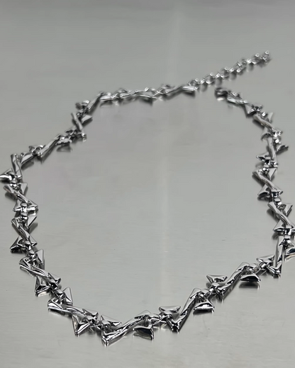 アクセントコネクトネックレス　L0292