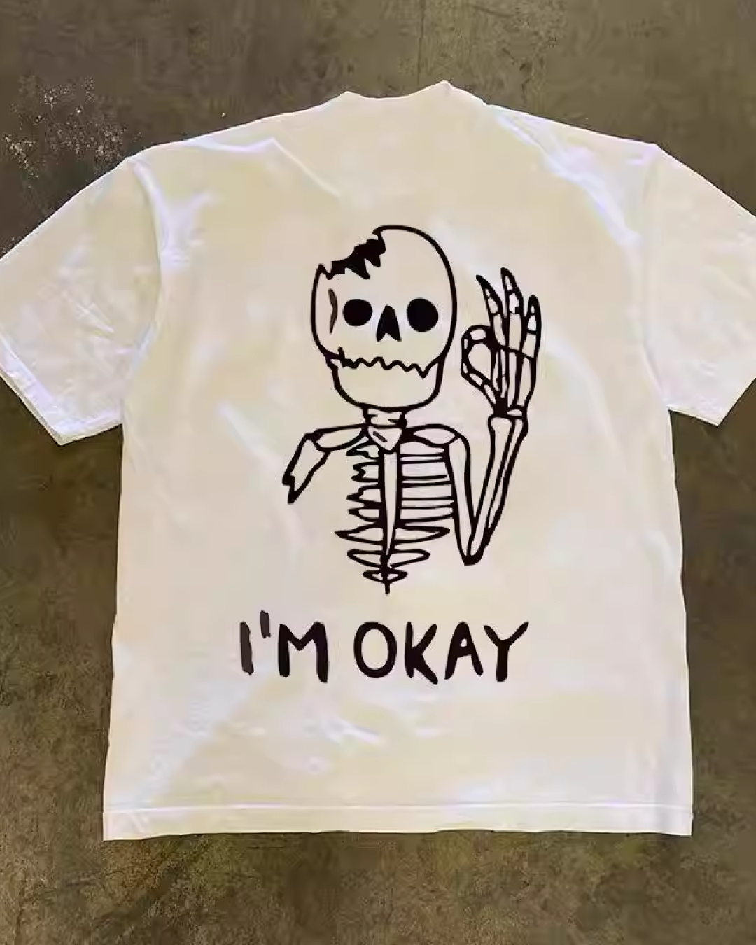 i'mokayデザインTシャツ L0298