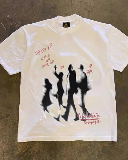 シャドウヒューマンTシャツ L0306