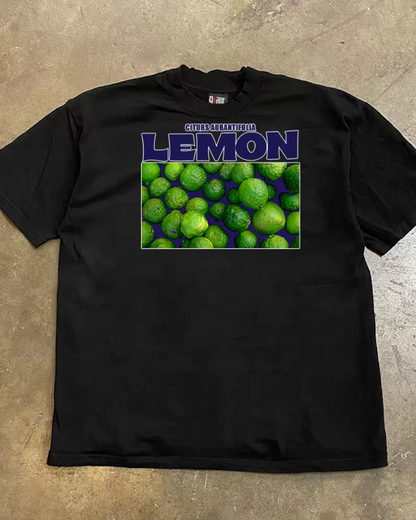 レモンデザインTシャツ L0322