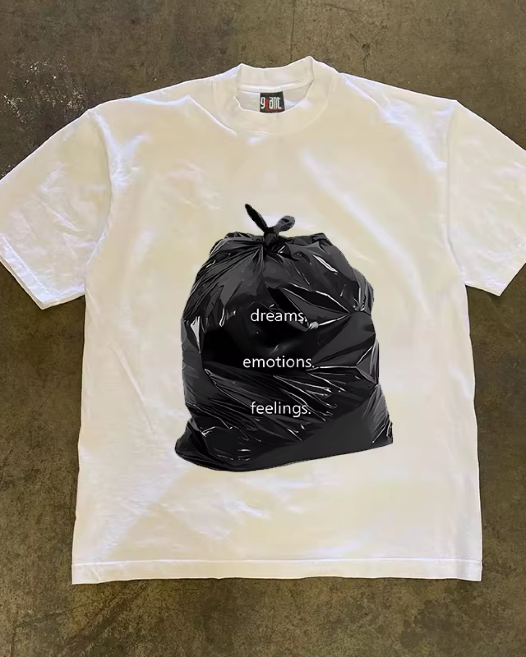 ガーベッジバッグプリントTシャツ L0323