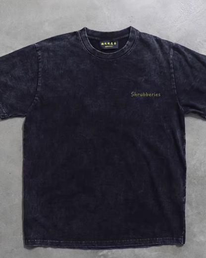 バックウッドプリントTシャツ L0325