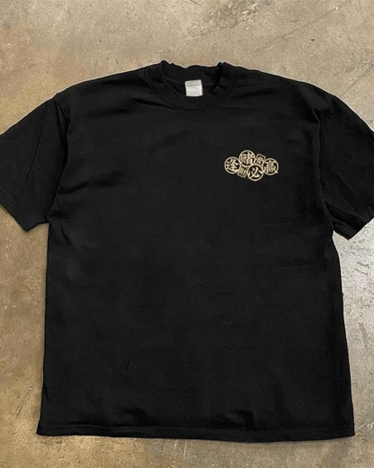 チャイナデザインTシャツ L0337
