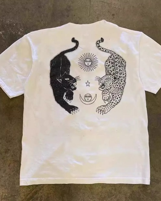 バックモチーフデザインTシャツ L0338