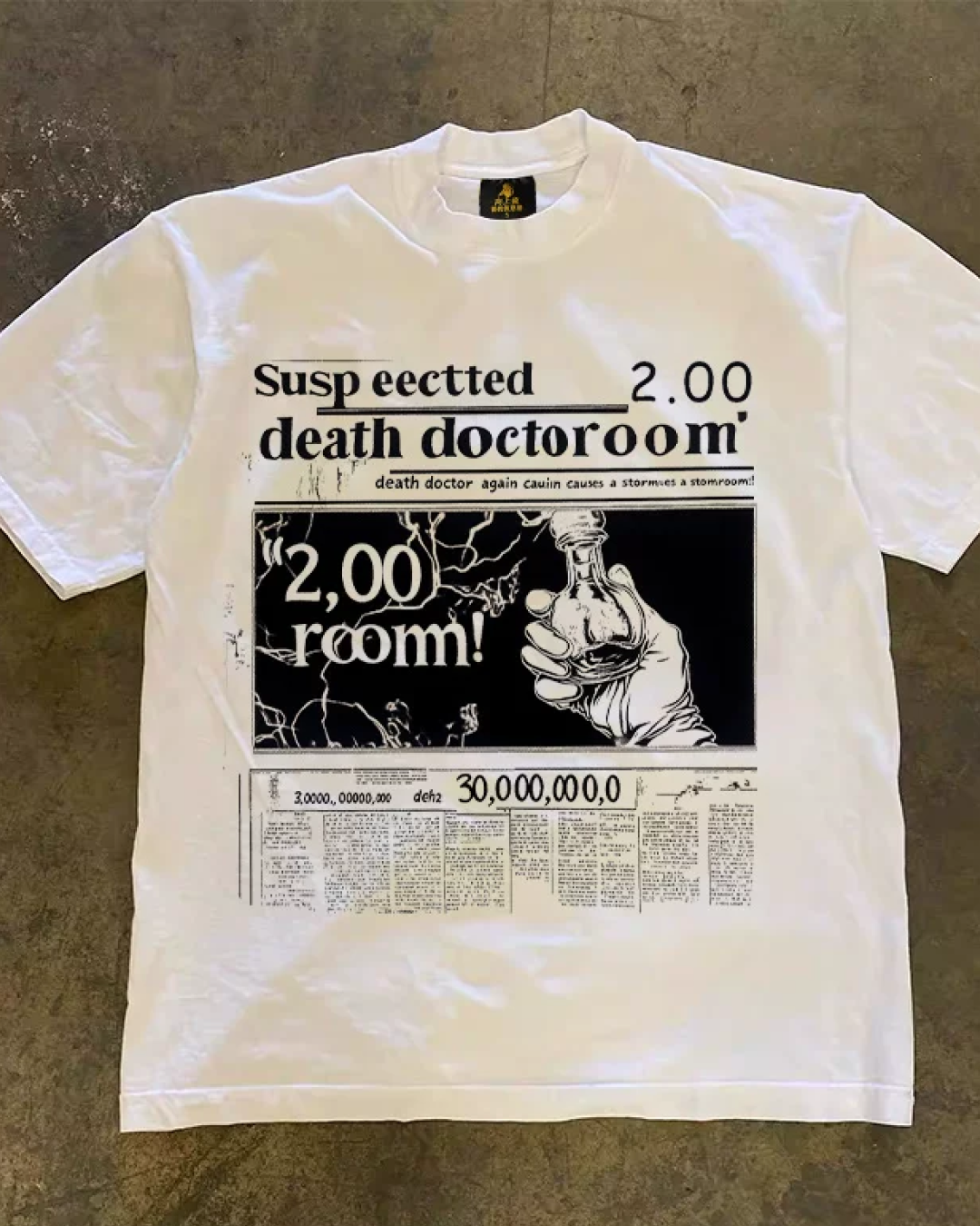 ポーションレタリングデザインTシャツ L0343