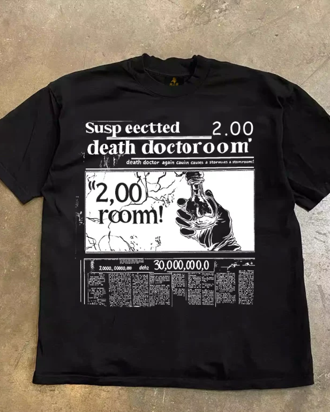 ポーションレタリングデザインTシャツ L0343
