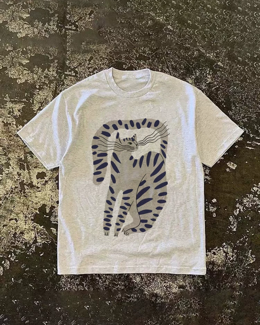 アニマルプリントTシャツ L0345